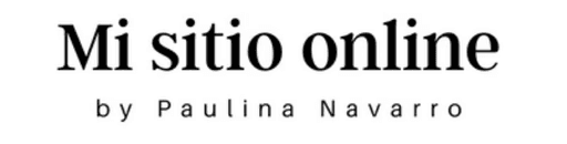Logo de Mi Sitio Online (Paulina Navarro)